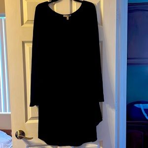 Express high low black tunic